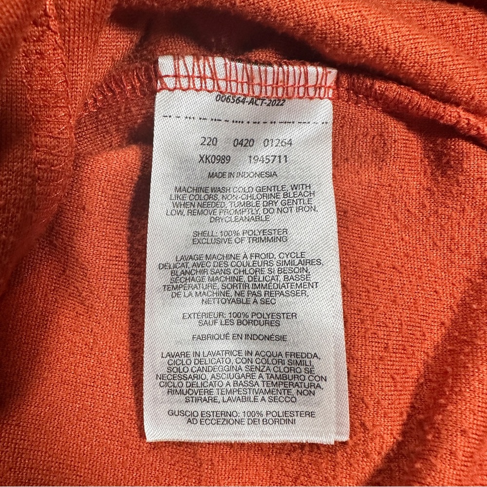 Columbia Women’s Large Cropped Fleece Pullover 1/2 Zip Lightweight Outdoor - Picture 5 of 7